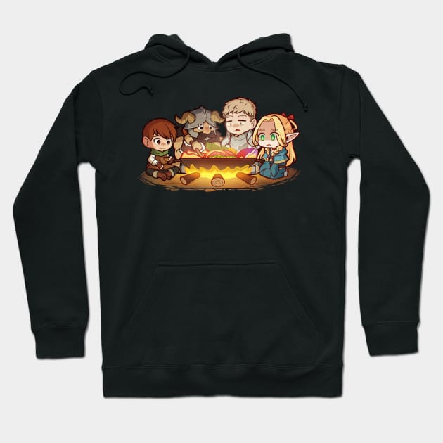 Dungeon Meshi - First Supper Hoodie by Despuntater